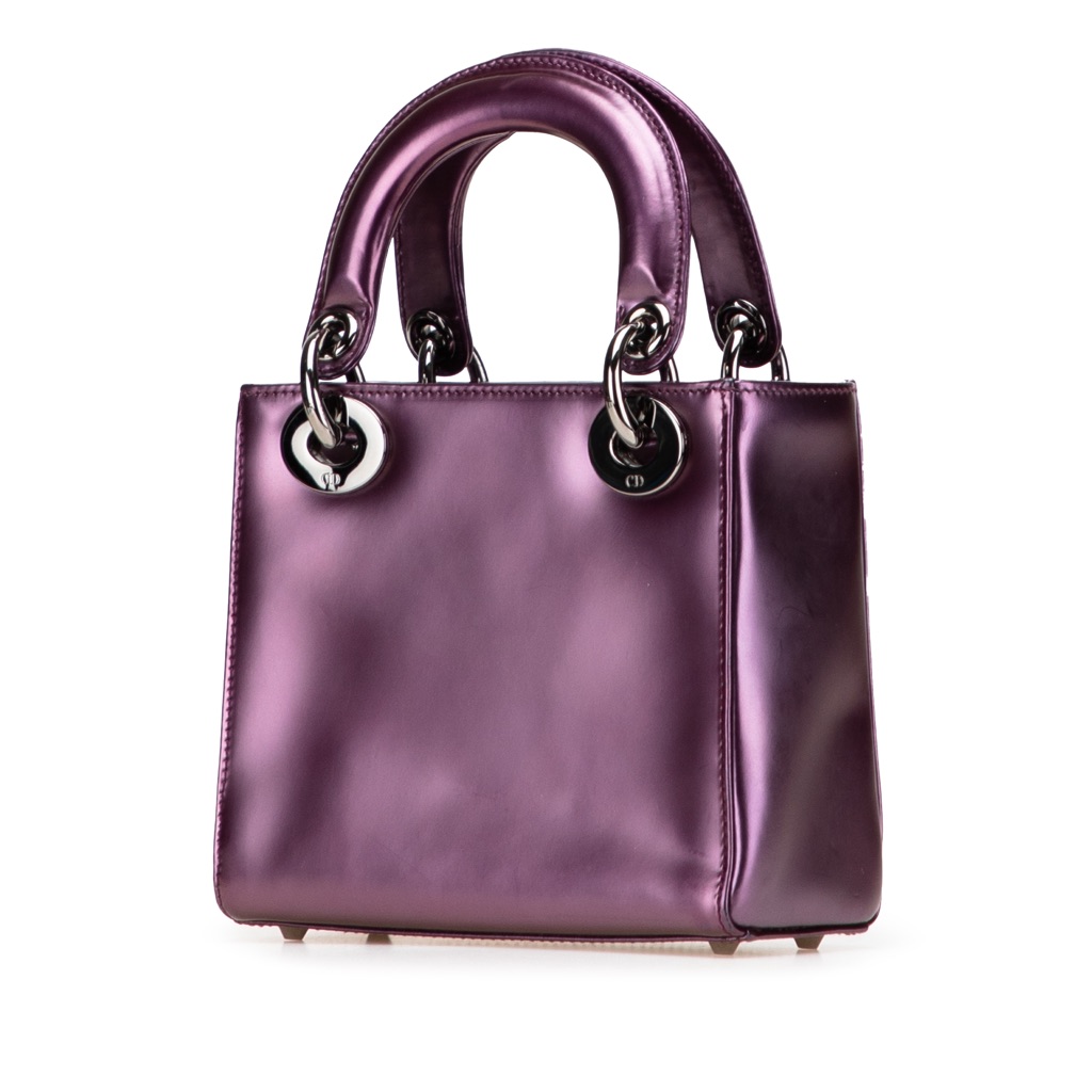 Dior Mini Patent Lady Dior - 2