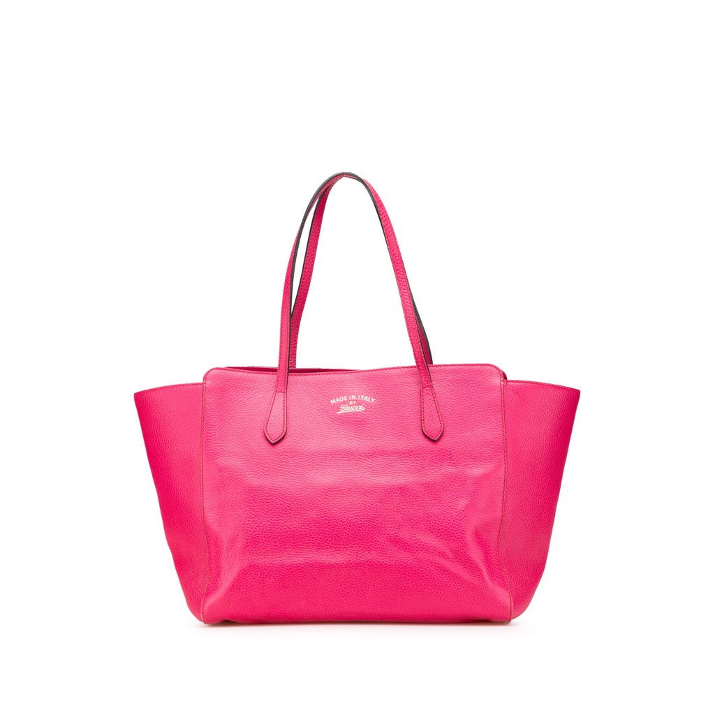 Gucci Medium Leather Swing Tote