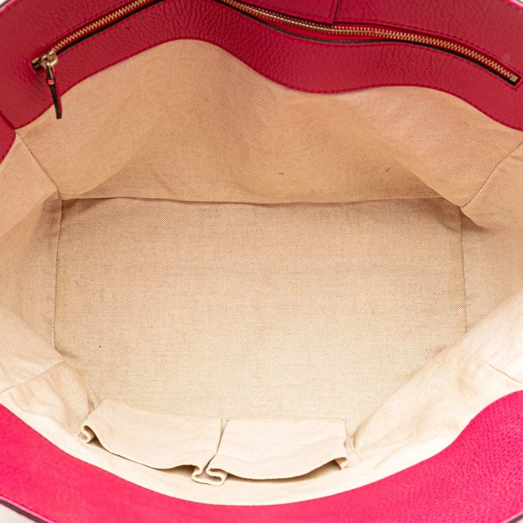 Gucci Medium Leather Swing Tote - 4