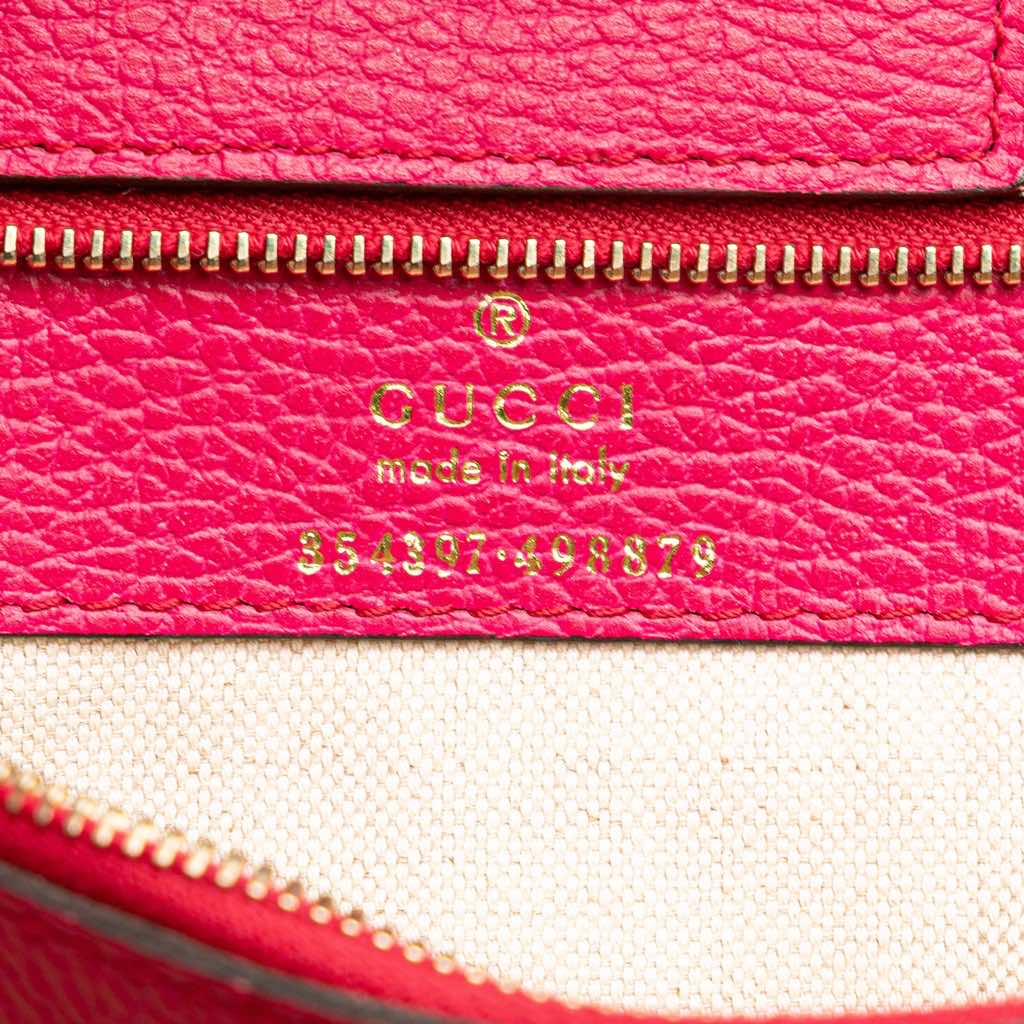 Gucci Medium Leather Swing Tote - Detail 1