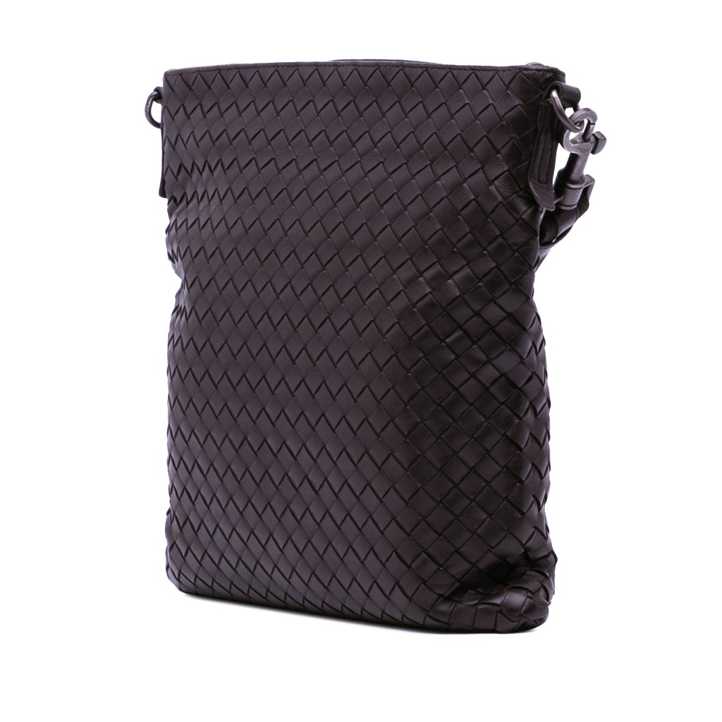 Bottega Veneta Leather Intrecciato Crossbody - 2