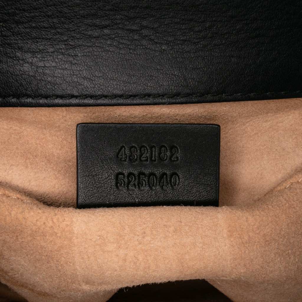 Gucci Small Pearl Studded Leather Padlock Crossbody - Detail 1