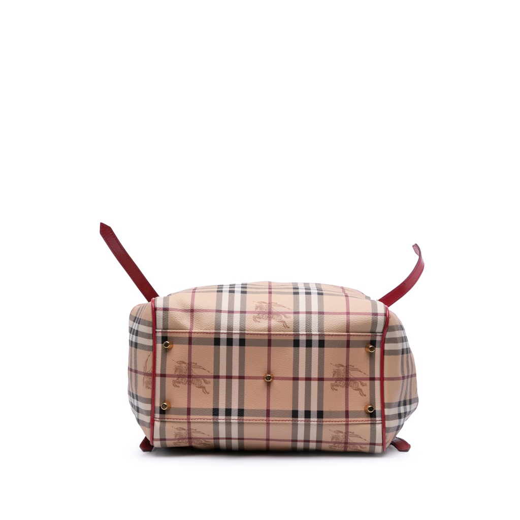 Burberry Haymarket Check Coated Canvas Canterbury Tote - 3