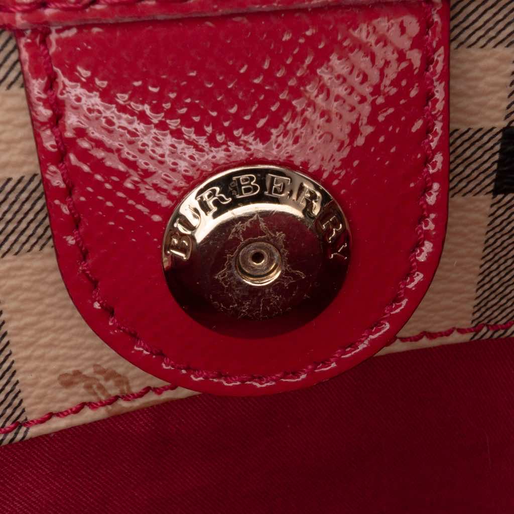 Burberry Haymarket Check Coated Canvas Canterbury Tote - 5