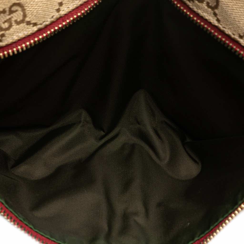 Gucci GG Canvas Web Double Pocket Belt Bag - 4