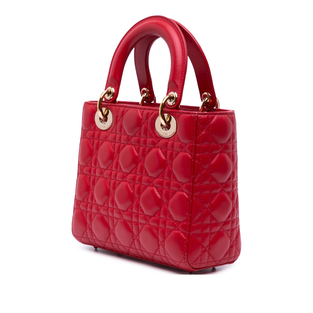 Dior Small Lambskin Cannage My ABCDior Lady Dior - Back view