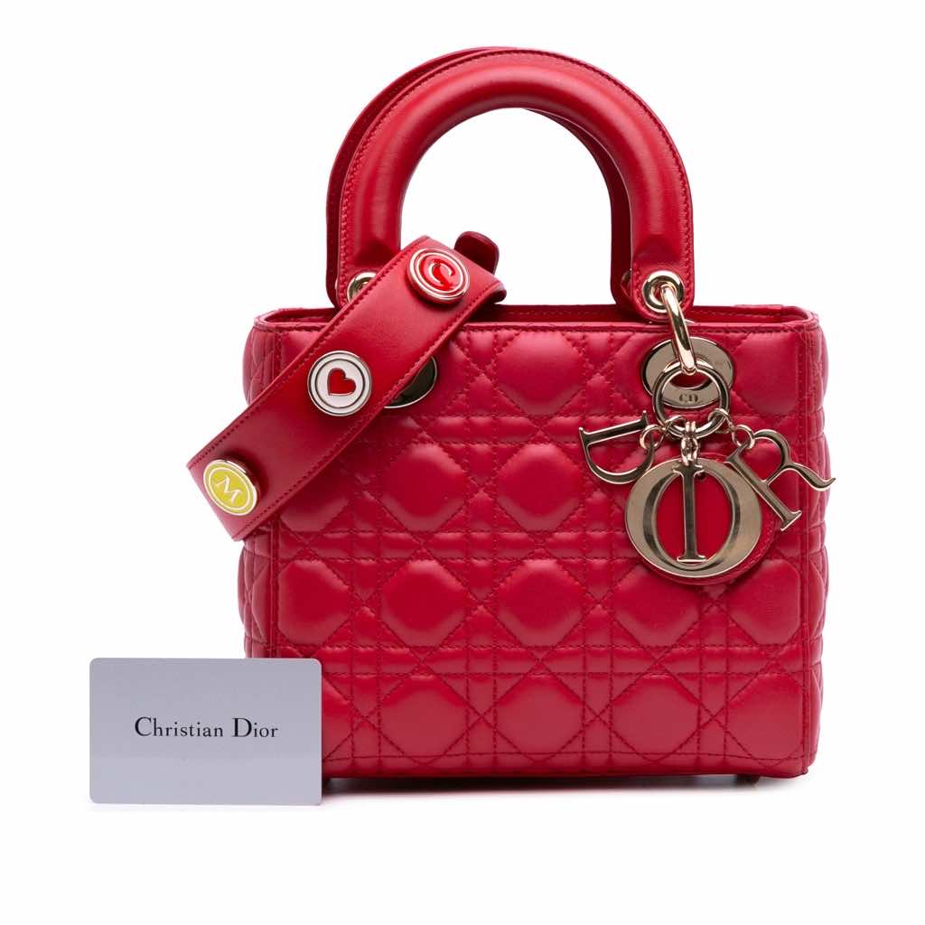 Dior Small Lambskin Cannage My ABCDior Lady Dior - Image 11