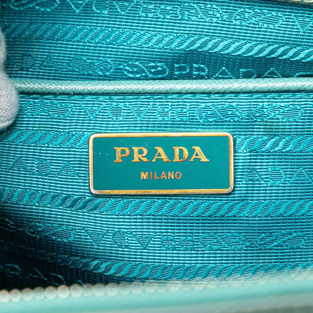 Prada Large Saffiano Lux Galleria Double Zip Satchel - 5
