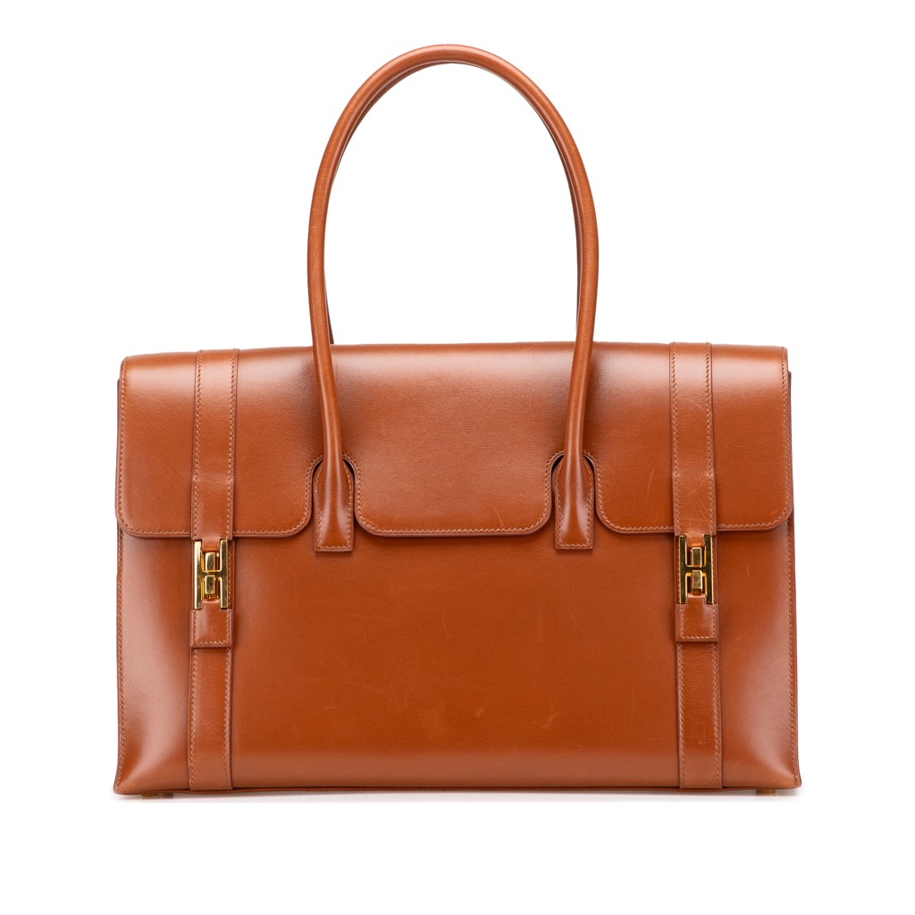 Hermès Box Calf Drag 37 Handbag