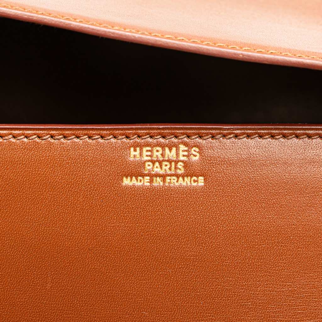 Hermès Box Calf Drag 37 Handbag - 5