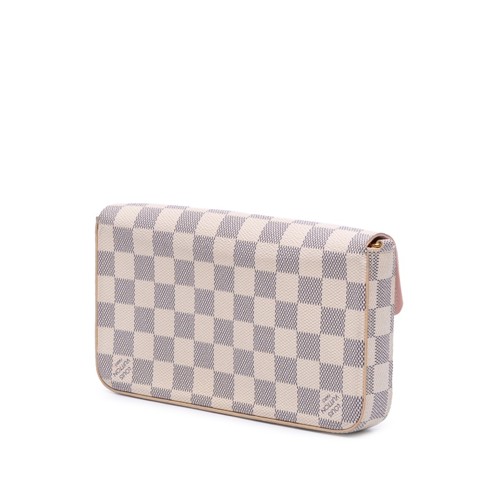 Louis Vuitton Damier Azur Pochette Felicie - Back view