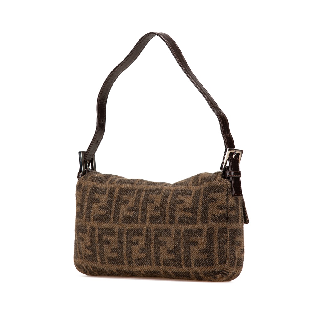 Fendi Mini Zucca Wool Baguette - 2
