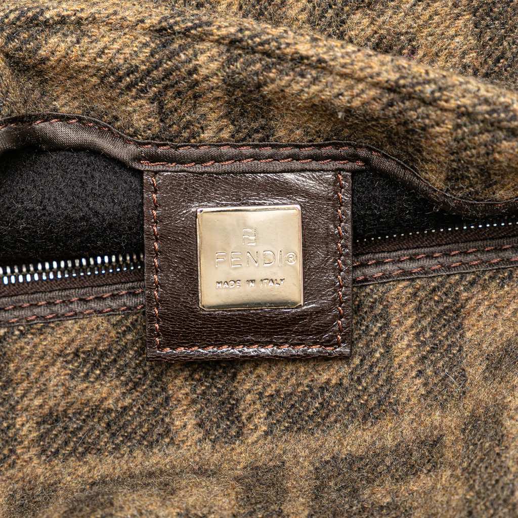 Fendi Mini Zucca Wool Baguette - 5