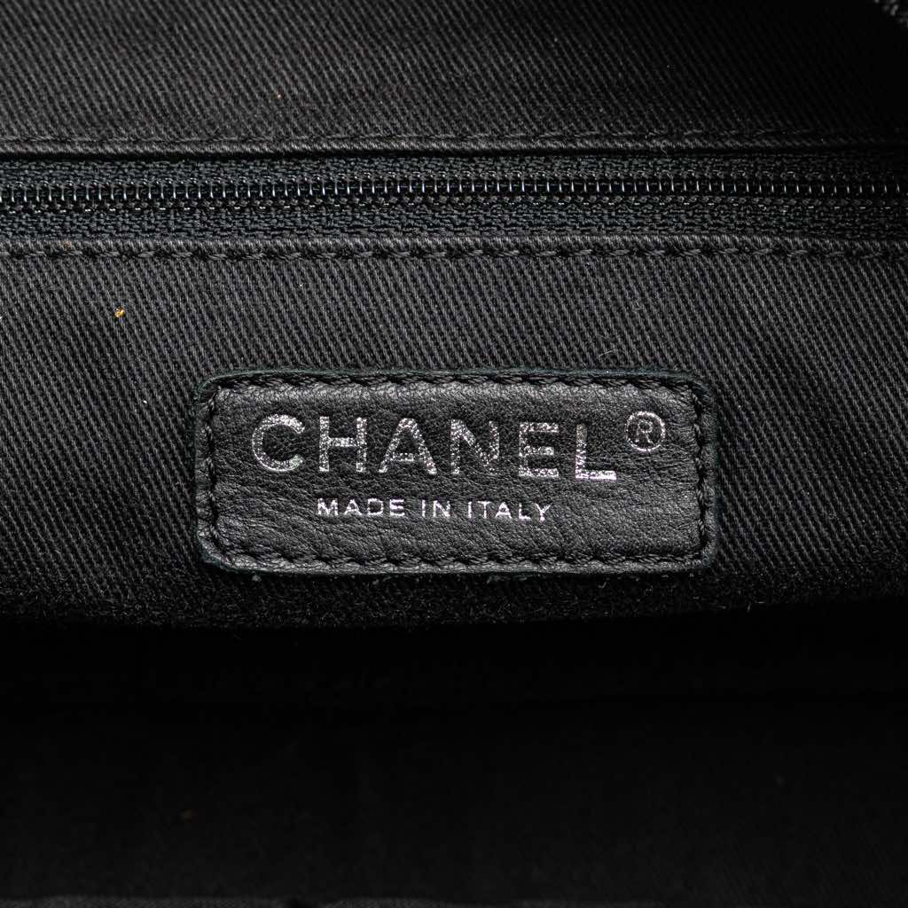 Chanel Paris New York Quilted Nylon Duffle Handbag - 5