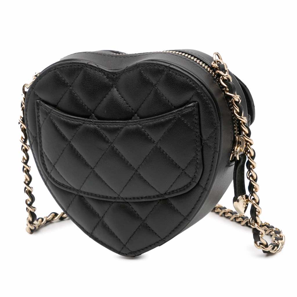 Chanel Mini Lambskin CC in Love Heart Crossbody - 2