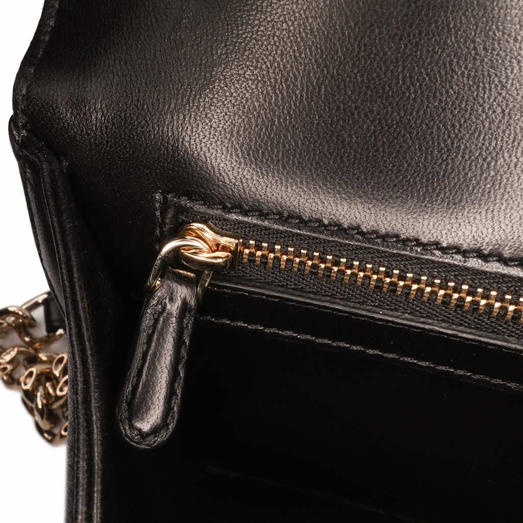 Dior Medium Calfskin Crystal Embroidered Diorama Flap - 5