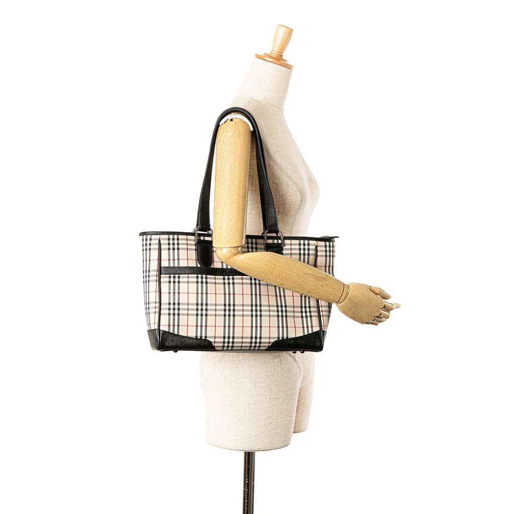 Burberry House Check Canvas Tote - Image 13