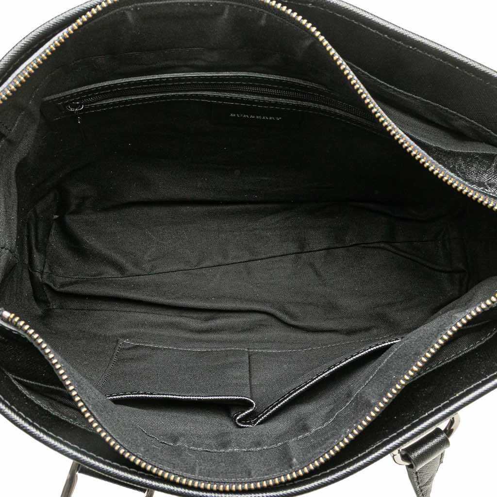 Burberry House Check Canvas Tote - 4