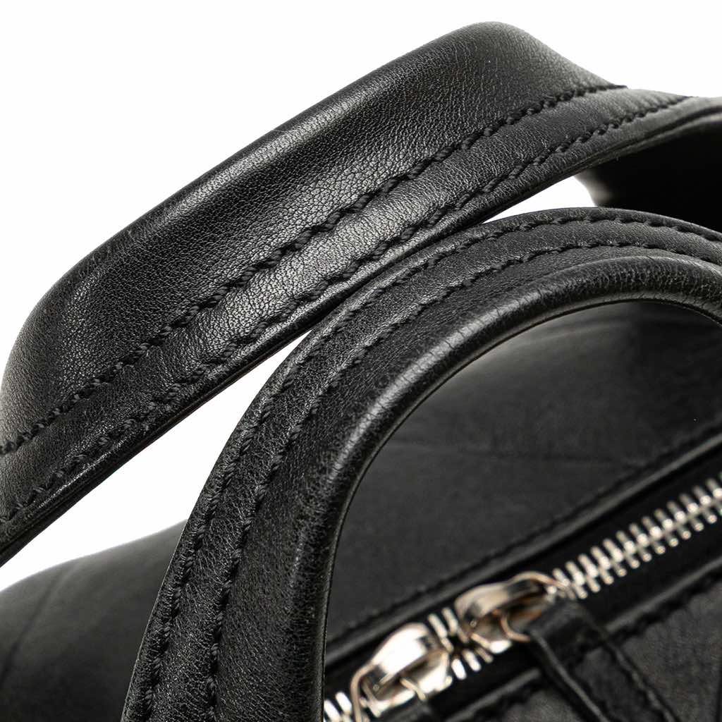 Chanel CC Chevron Quilted Lambskin Boston - Image 13