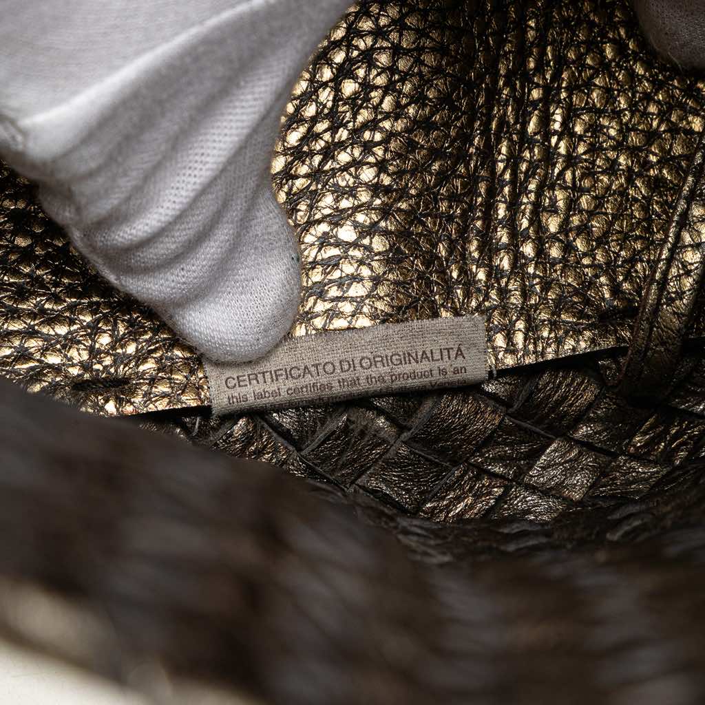 Bottega Veneta Medium Lambskin Intreccio Cabat Tote - Detail 2