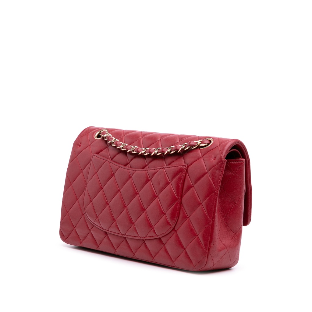 Chanel Medium Classic Lambskin Double Flap - 2