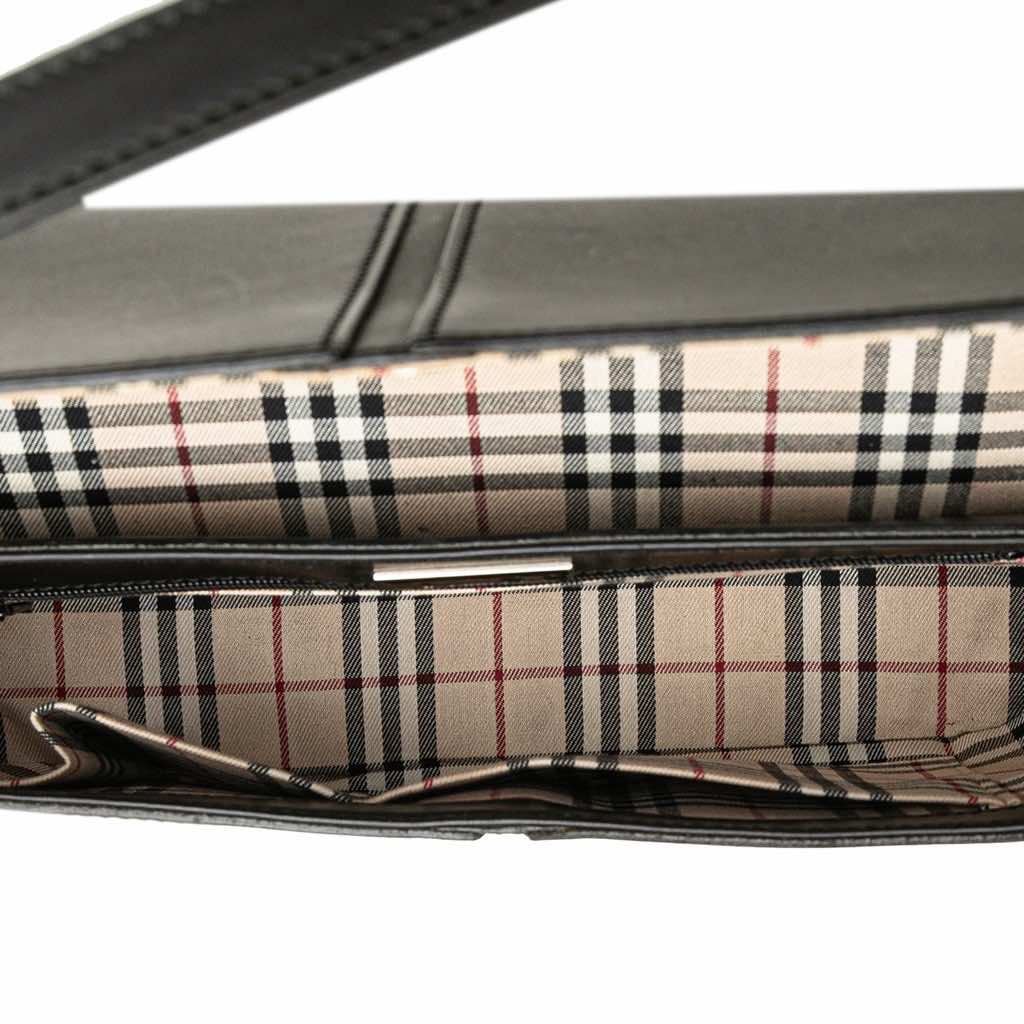 Burberry Leather Flap Shoulder Bag - 4