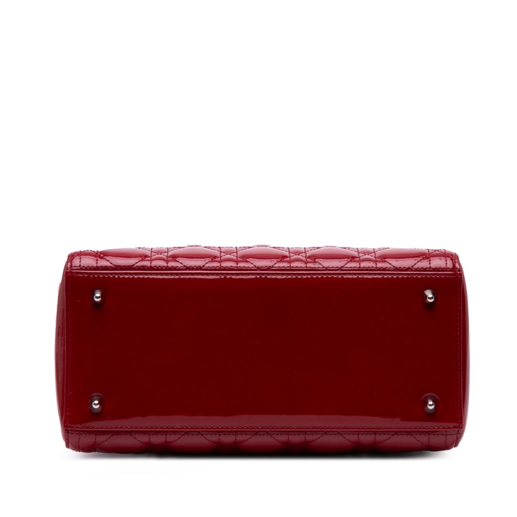 Dior Medium Patent Cannage Lady Dior - 3