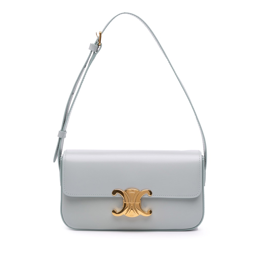 Celine Shiny Calfskin Claude Shoulder Bag