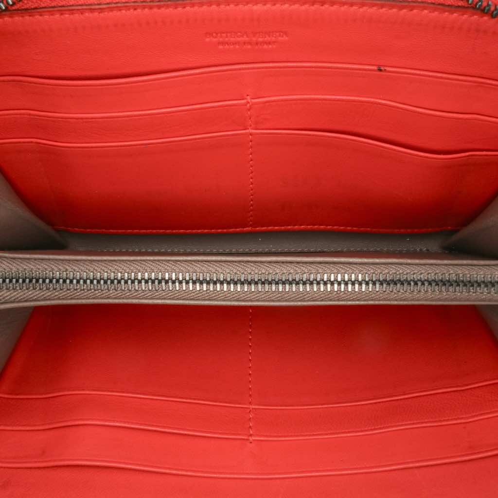 Bottega Veneta Nappa Intrecciato Zip Around Long Wallet - 4