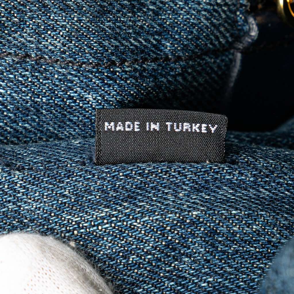 Prada Denim Canapa Logo Satchel - Detail 2