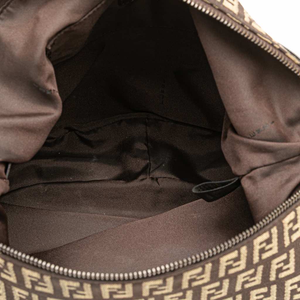 Fendi Zucchino Canvas Shoulder Bag - 4