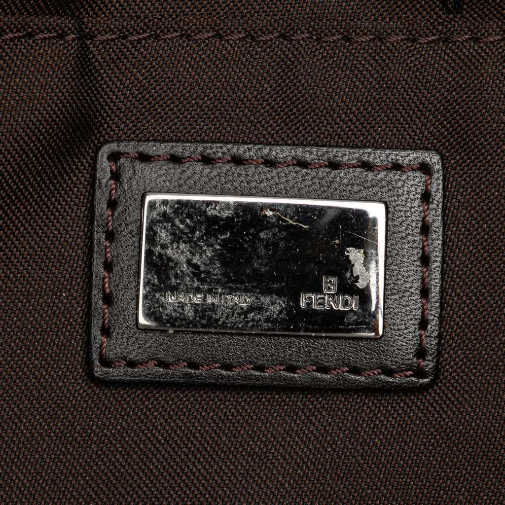 Fendi Zucchino Canvas Shoulder Bag - 5