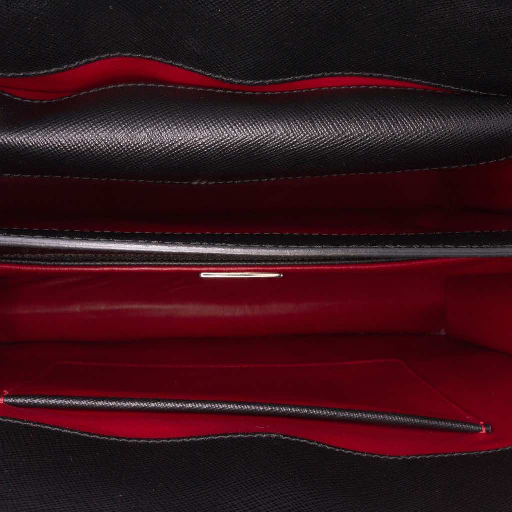 Prada Studded Saffiano Handbag - 4