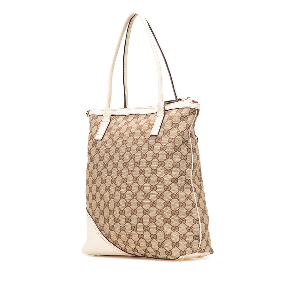 Gucci GG Canvas Britt Tote - Back view