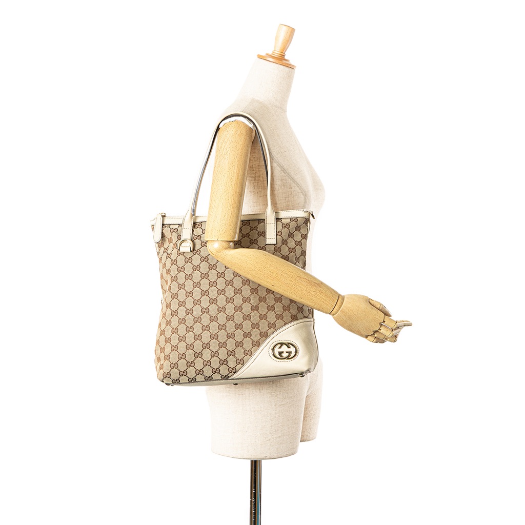 Gucci GG Canvas Britt Tote - Image 15