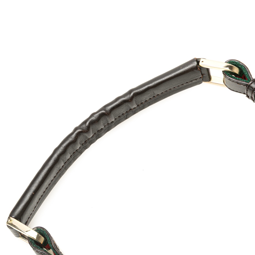 Gucci Canvas Web Shoulder Bag - Image 13