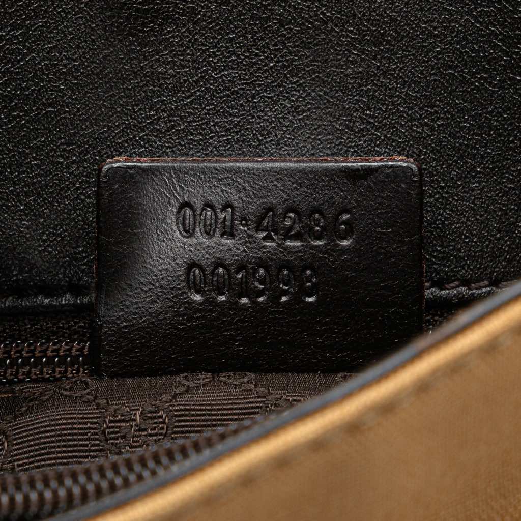 Gucci Canvas Web Shoulder Bag - Image 10