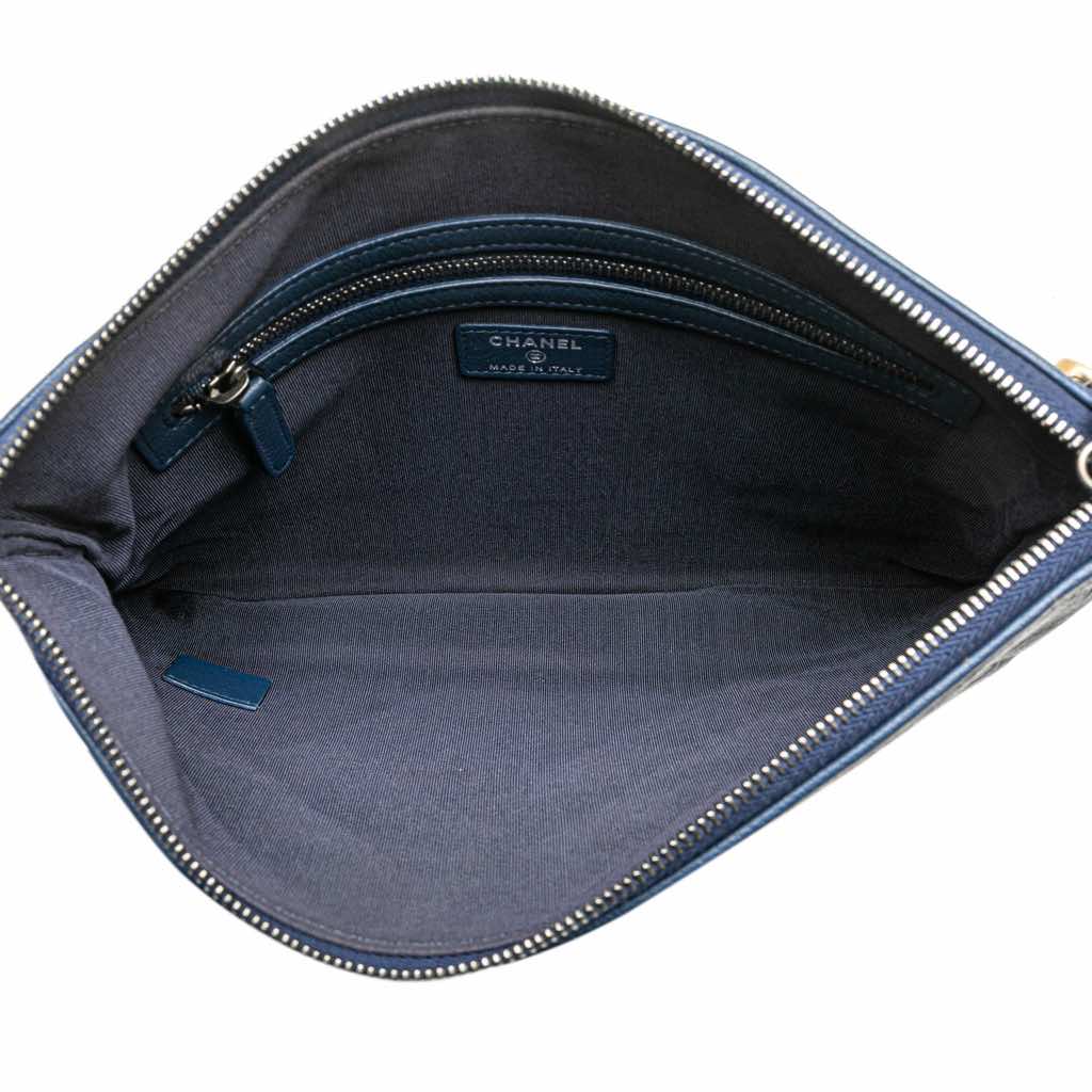 Chanel Medium Aged Calfskin Gabrielle O Case Clutch - 4