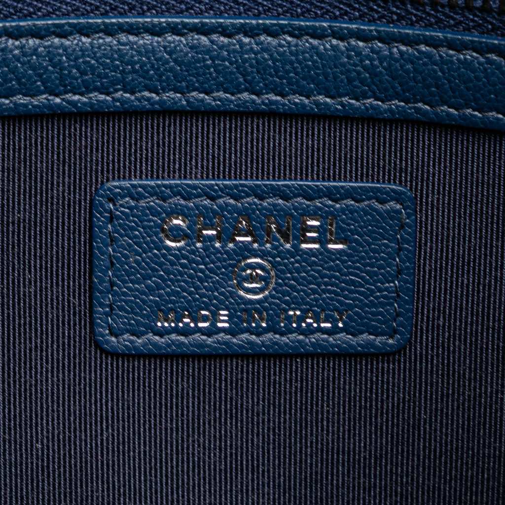 Chanel Medium Aged Calfskin Gabrielle O Case Clutch - Side view