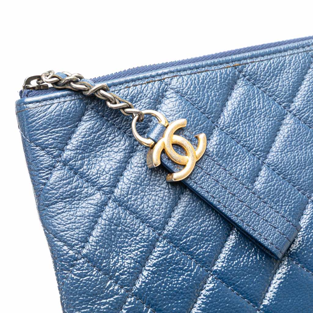 Chanel Medium Aged Calfskin Gabrielle O Case Clutch - Image 10