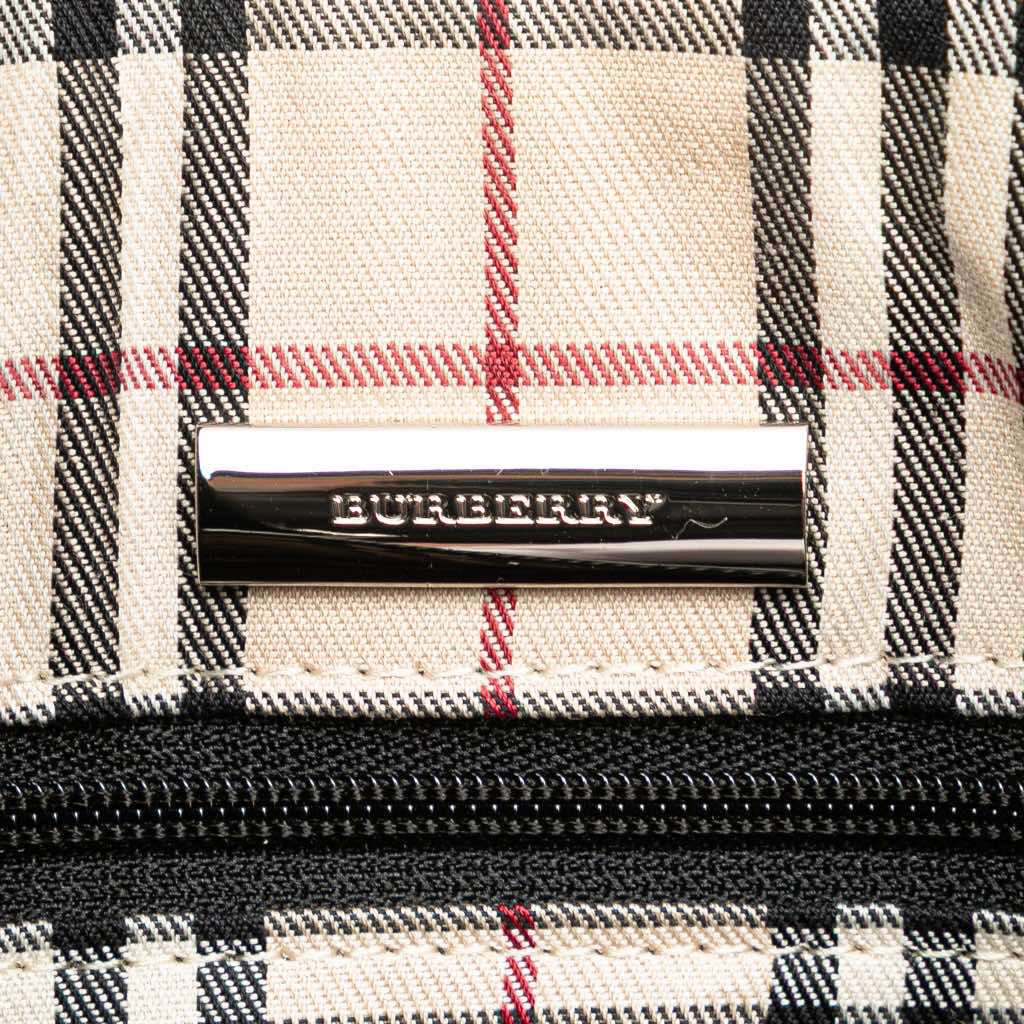 Burberry Leather Boston Bag - Side view