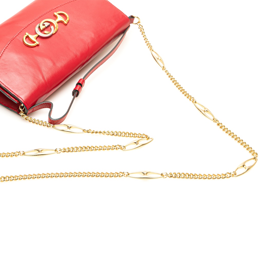 Gucci Small Leather Zumi Satchel - Image 14