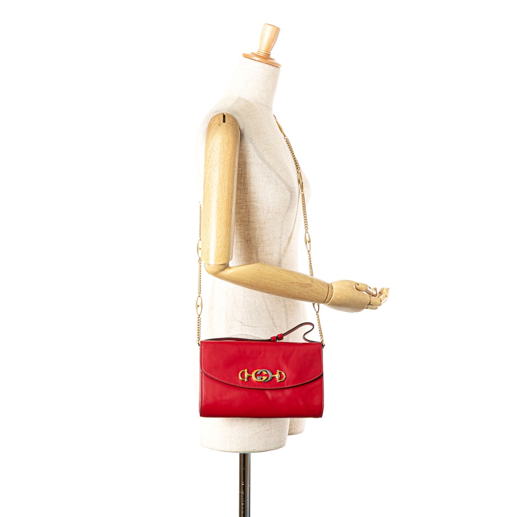 Gucci Small Leather Zumi Satchel - Image 15