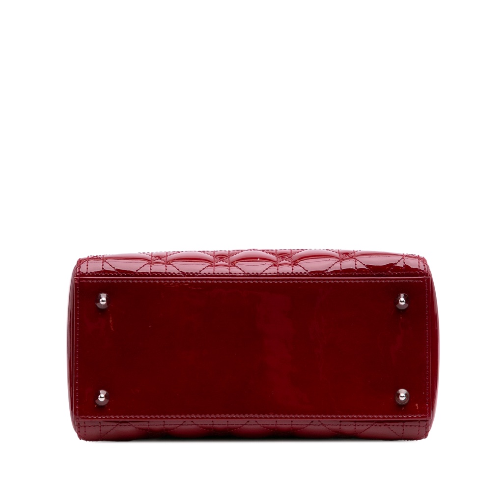 Dior Medium Patent Cannage Lady Dior - 3