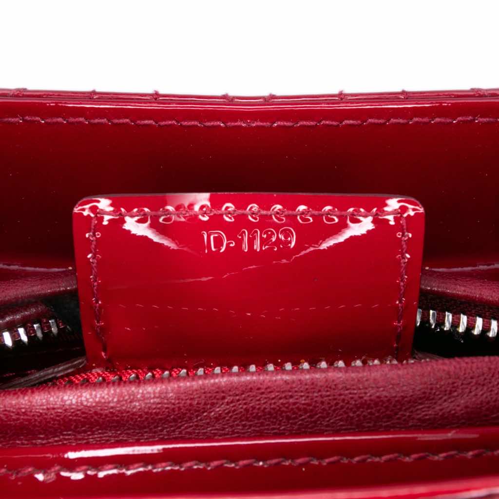 Dior Medium Patent Cannage Lady Dior - 5