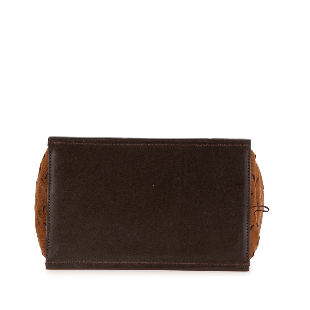 Burberry Leather and Suede Handbag - 3