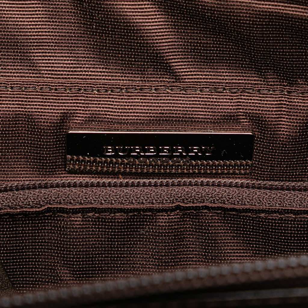 Burberry Leather and Suede Handbag - 5