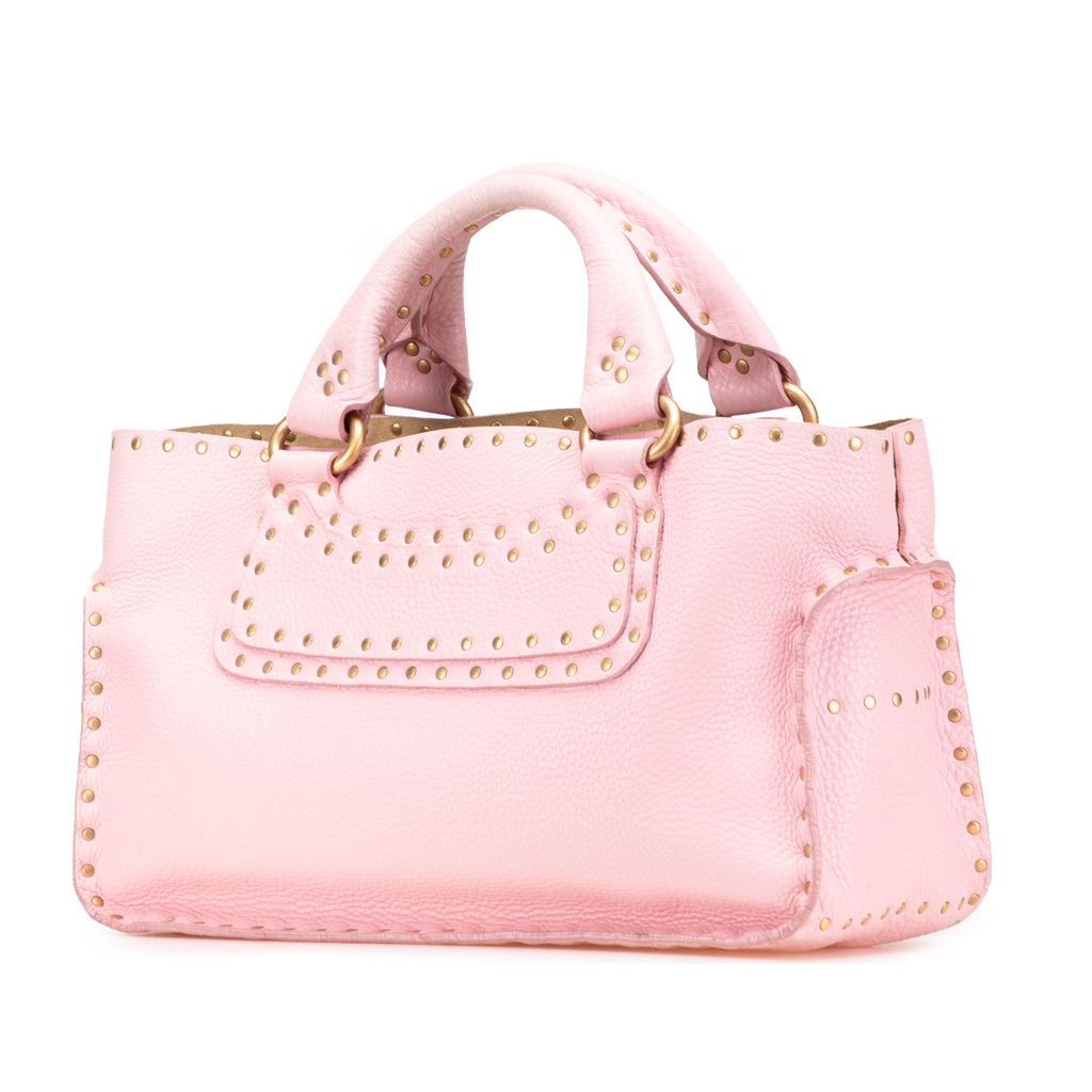 Celine Studded Leather Boogie Handbag - 2
