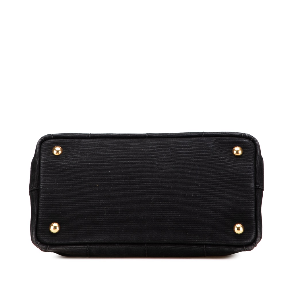 Prada Small Canvas Canapa Logo Satchel - 3