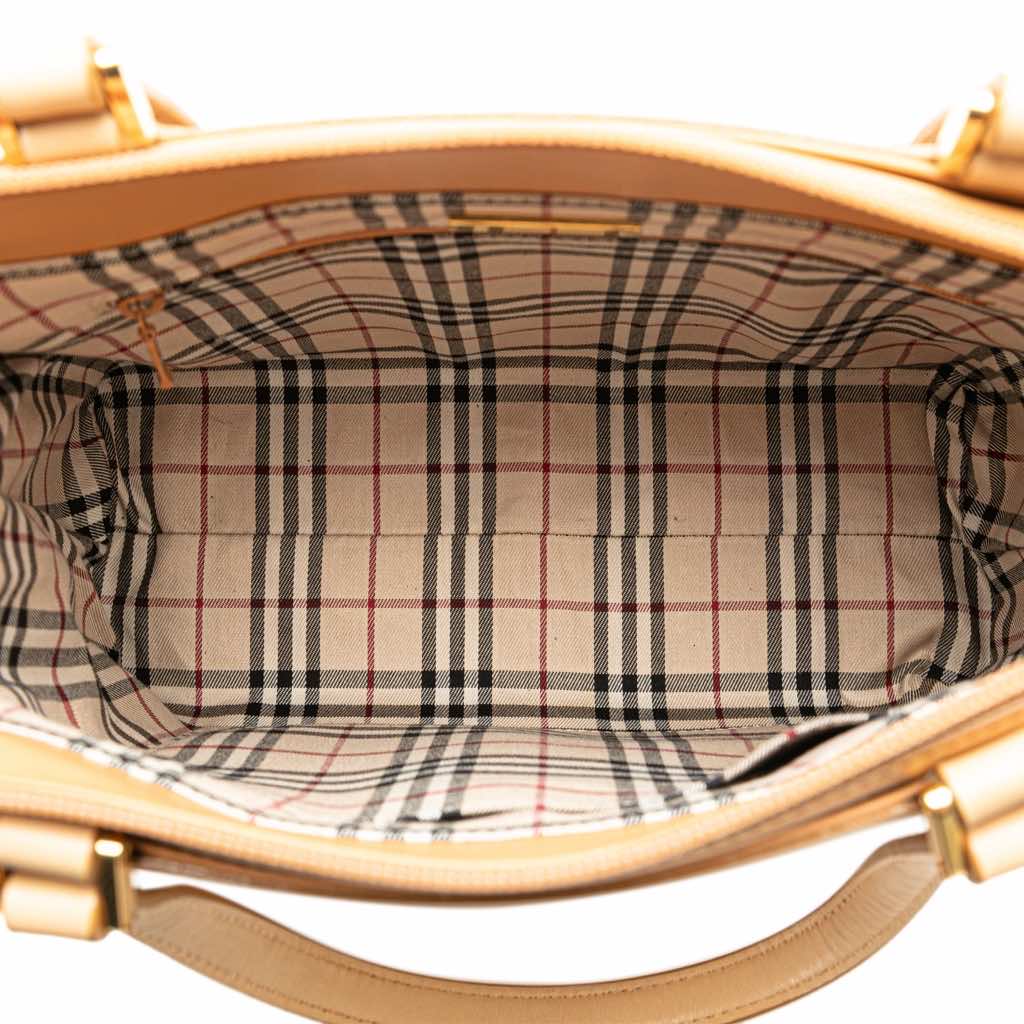 Burberry Leather Tote - 4